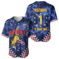 Cabo Verde Goalkeeper Vozinha Baseball Jersey The Blue Wall Legend Glory