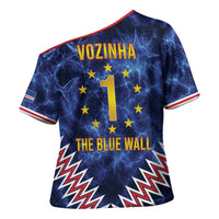 Cabo Verde Goalkeeper Vozinha Cross Shoulder Shirt The Blue Wall Legend Glory