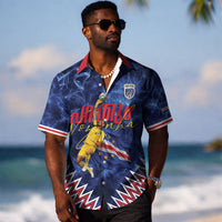 Cabo Verde Goalkeeper Vozinha Hawaiian Shirt The Blue Wall Legend Glory LT19