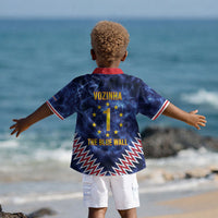 Cabo Verde Goalkeeper Vozinha Kid Hawaiian Shirt The Blue Wall Legend Glory LT19