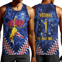 Cabo Verde Goalkeeper Vozinha Men Tank Top The Blue Wall Legend Glory