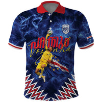 Cabo Verde Goalkeeper Vozinha Polo Shirt The Blue Wall Legend Glory