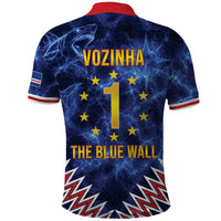 Cabo Verde Goalkeeper Vozinha Polo Shirt The Blue Wall Legend Glory