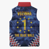 Cabo Verde Goalkeeper Vozinha Sleeveless Puffer Jacket The Blue Wall Legend Glory