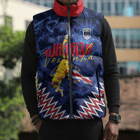 Cabo Verde Goalkeeper Vozinha Sleeveless Puffer Jacket The Blue Wall Legend Glory