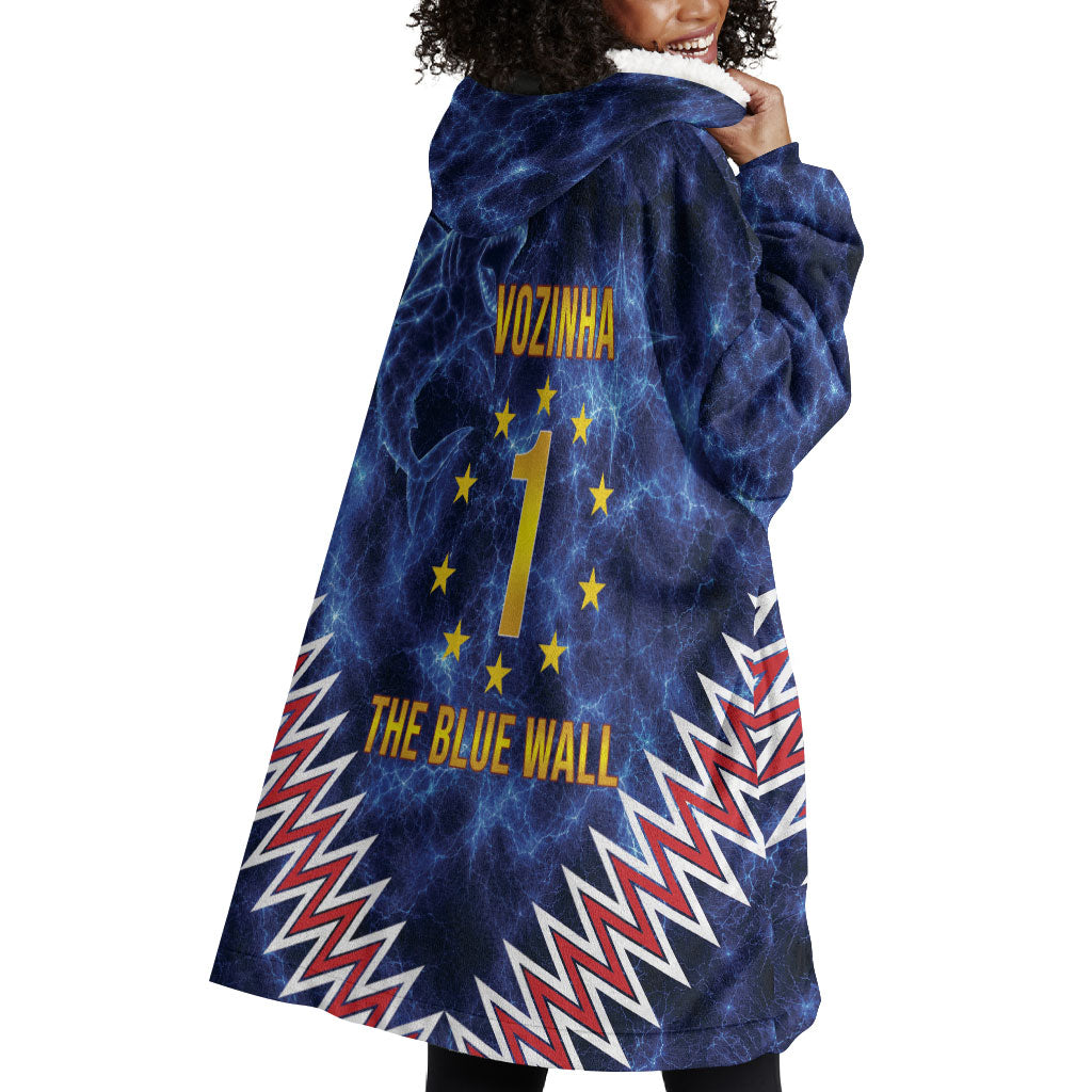 Cabo Verde Goalkeeper Vozinha Wearable Blanket Hoodie The Blue Wall Legend Glory