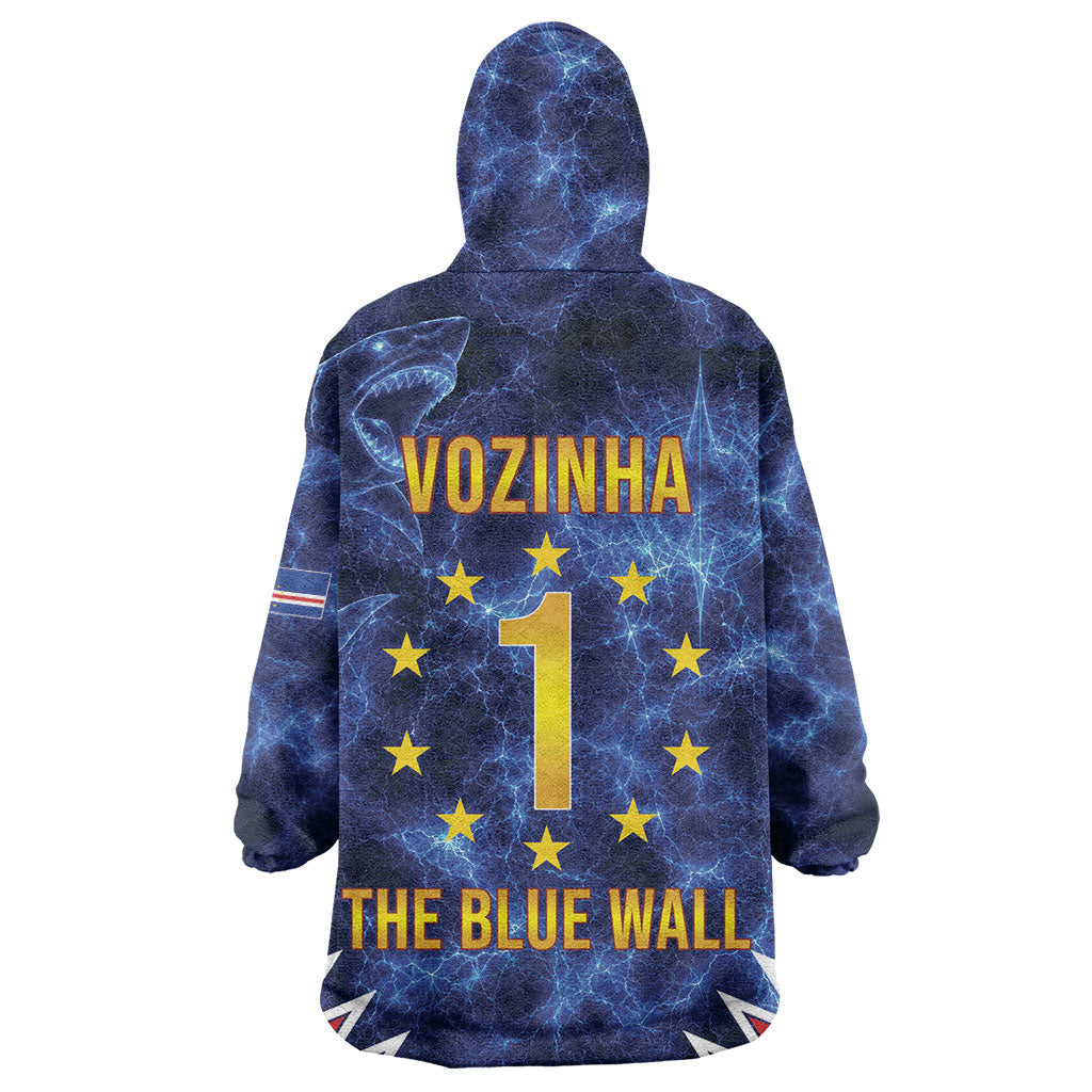 Cabo Verde Goalkeeper Vozinha Wearable Blanket Hoodie The Blue Wall Legend Glory