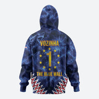 Cabo Verde Goalkeeper Vozinha Zip Hoodie The Blue Wall Legend Glory