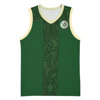 Mis Raices Mexico Football Custom Basketball Jersey Aztec Calendar Line Art
