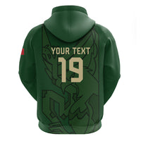 Mis Raices Mexico Football Custom Hoodie Aztec Calendar Line Art