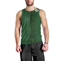 Mis Raices Mexico Football Custom Men Tank Top Aztec Calendar Line Art