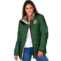Mis Raices Mexico Football Custom Padded Jacket Aztec Calendar Line Art
