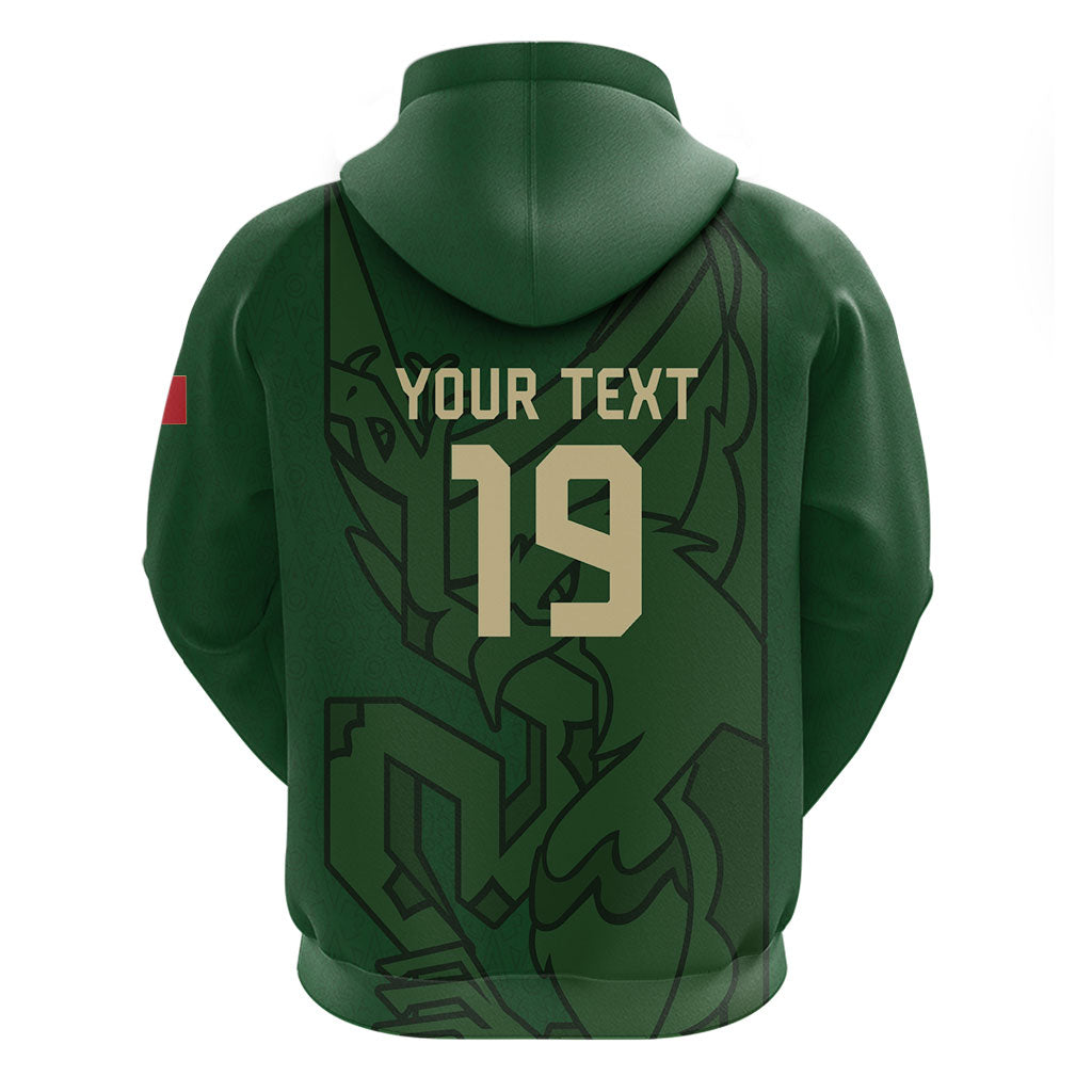 Mis Raices Mexico Football Custom Zip Hoodie Aztec Calendar Line Art