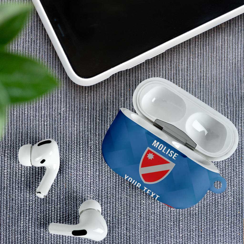 Personalized Italy Molise AirPods Case Flag Style - Wonder Print Shop
