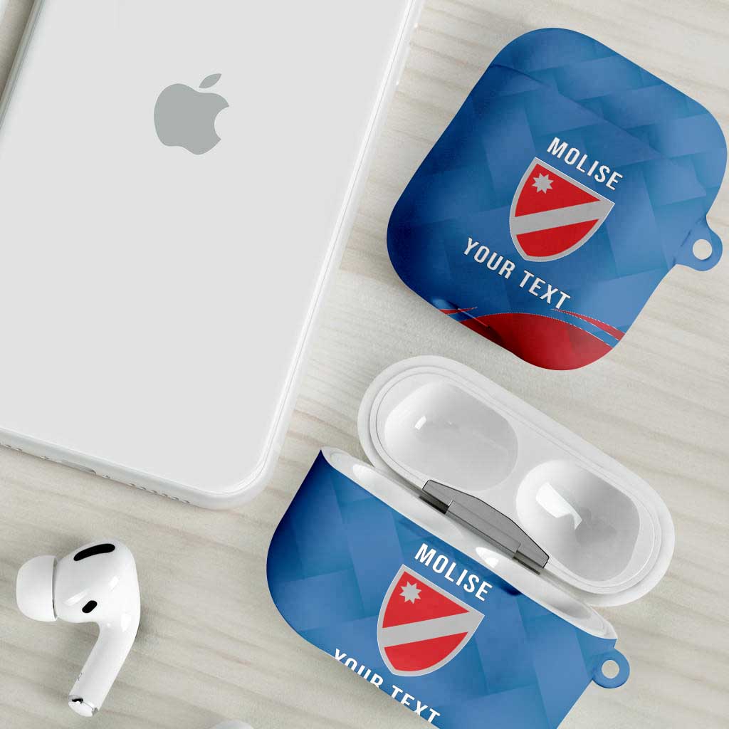 Personalized Italy Molise AirPods Case Flag Style - Wonder Print Shop