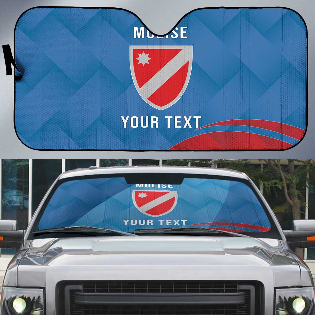 Personalized Italy Molise Auto Sun Shade Flag Style - Wonder Print Shop