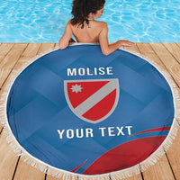 Personalized Italy Molise Beach Blanket Flag Style - Wonder Print Shop