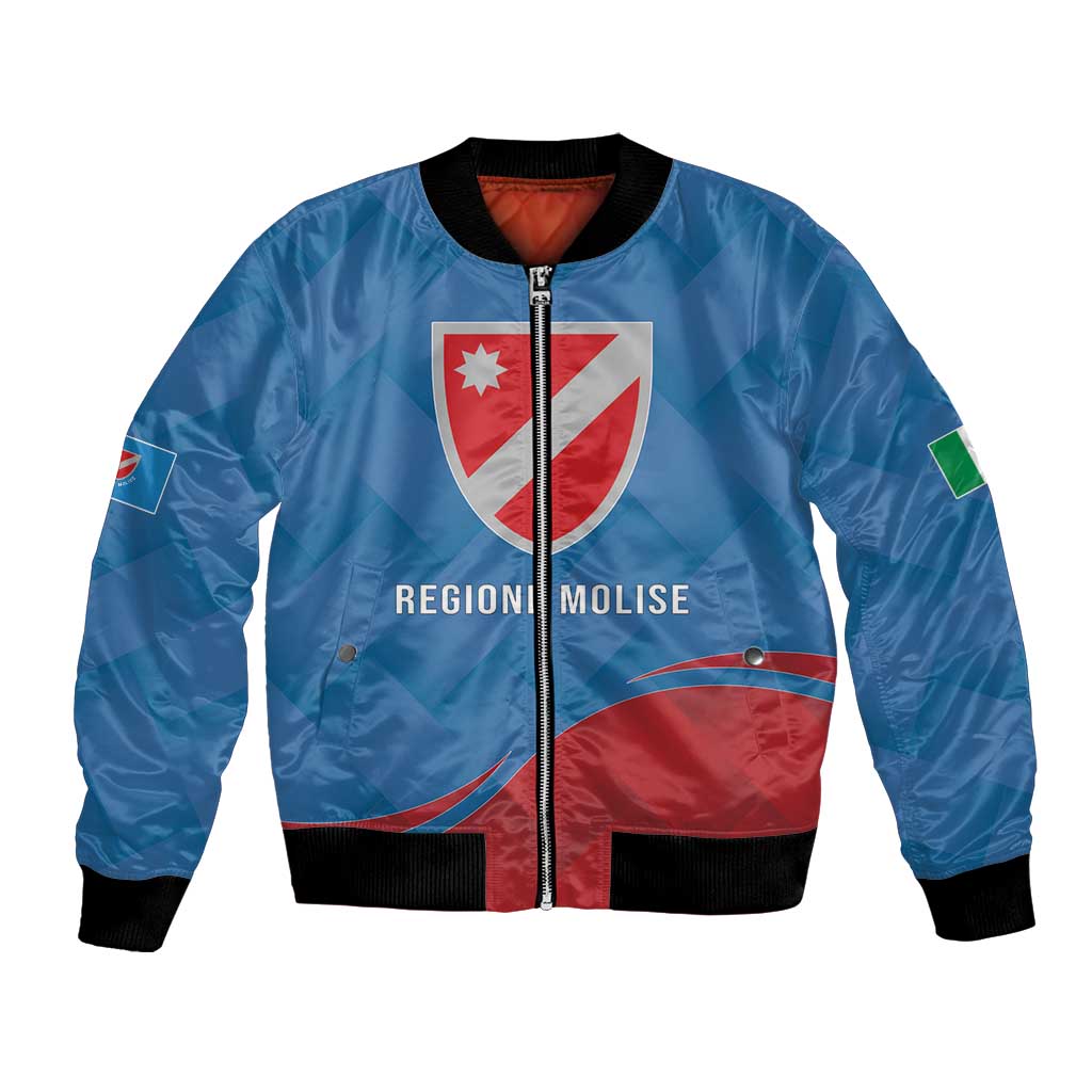 Personalized Italy Molise Bomber Jacket Flag Style LT19