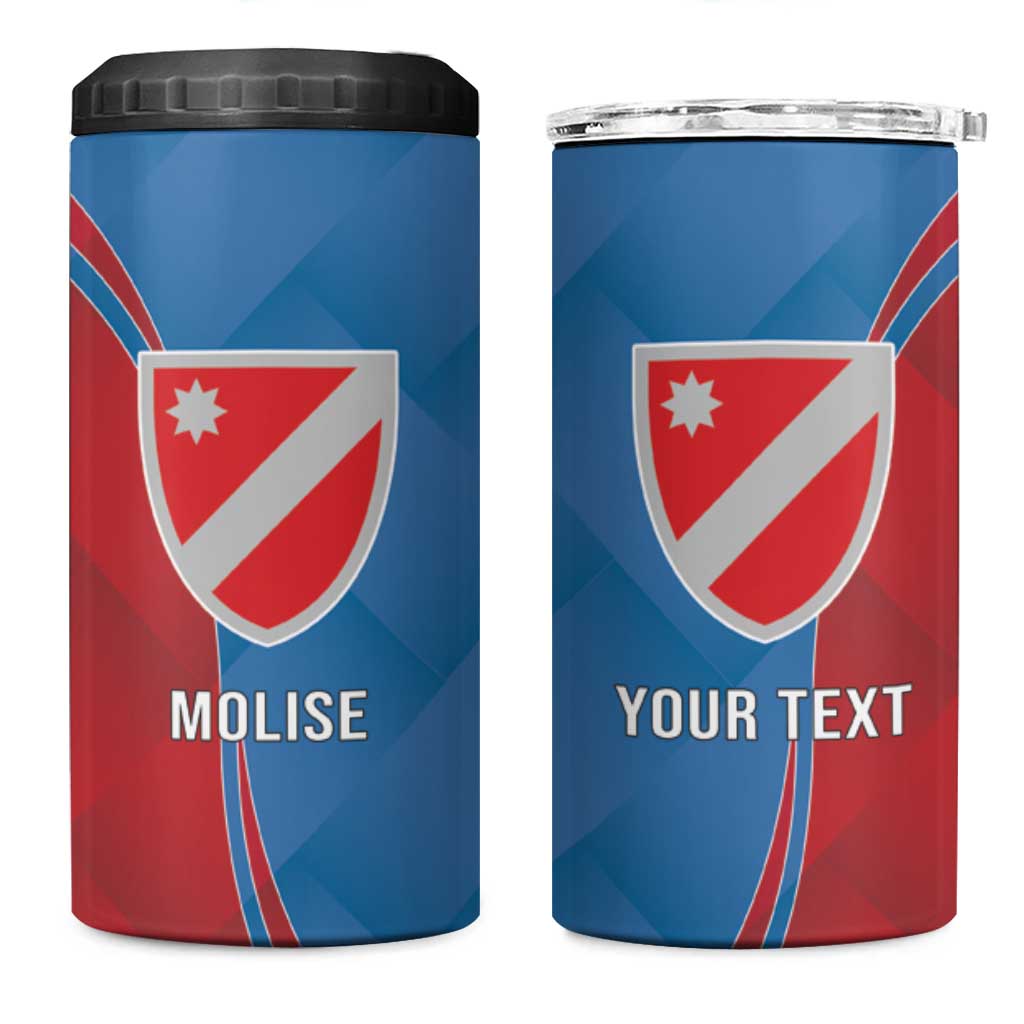 Personalized Italy Molise 4 in 1 Can Cooler Tumbler Flag Style - Wonder Print Shop
