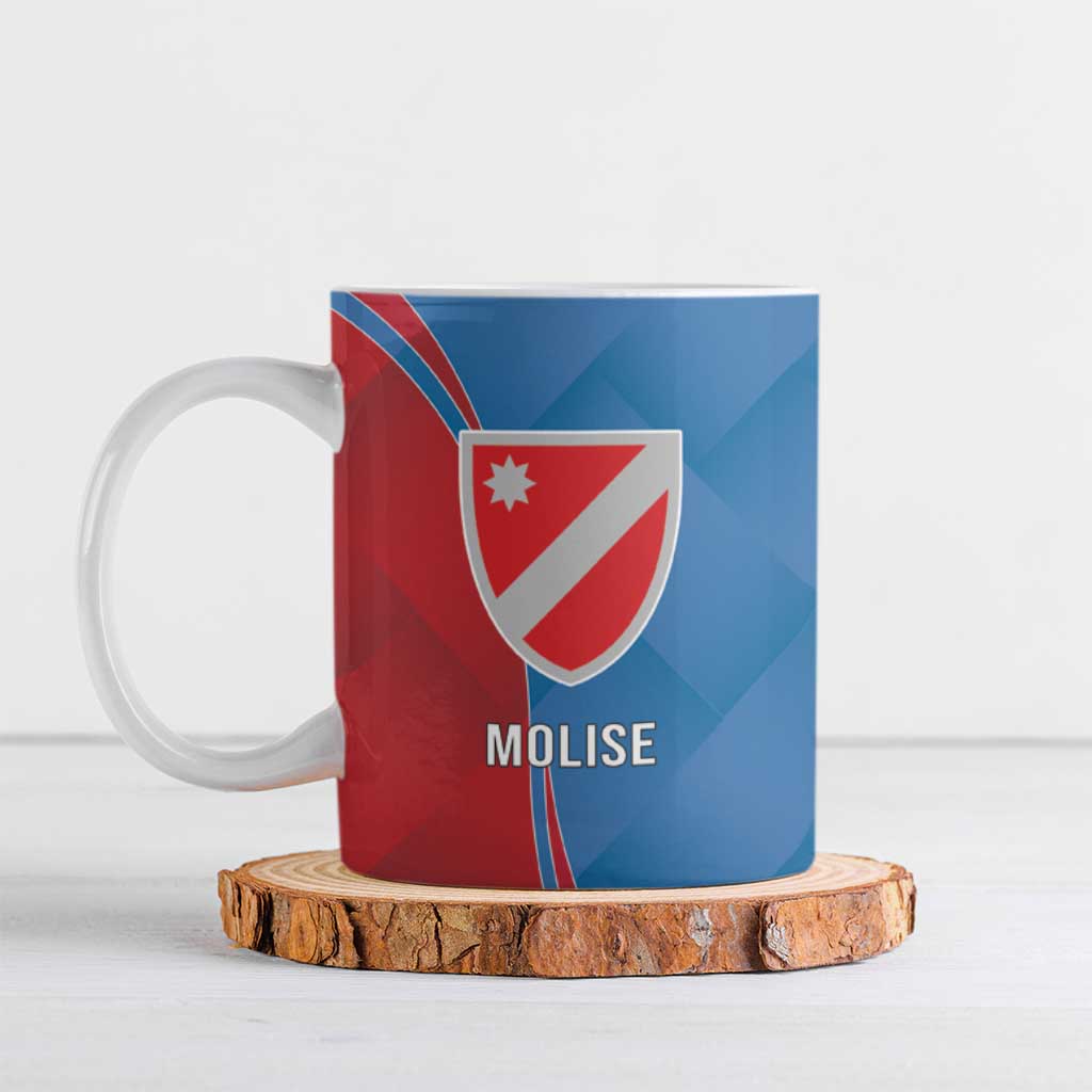 Personalized Italy Molise Ceramic Mug Flag Style - Wonder Print Shop