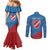 Personalized Italy Molise Couples Matching Mermaid Dress and Long Sleeve Button Shirt Flag Style LT19