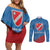 Personalized Italy Molise Couples Matching Off Shoulder Short Dress and Long Sleeve Button Shirt Flag Style LT19