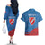 Personalized Italy Molise Couples Matching Off The Shoulder Long Sleeve Dress and Hawaiian Shirt Flag Style LT19