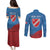 Personalized Italy Molise Couples Matching Puletasi and Long Sleeve Button Shirt Flag Style LT19