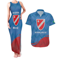 Personalized Italy Molise Couples Matching Tank Maxi Dress and Hawaiian Shirt Flag Style LT19