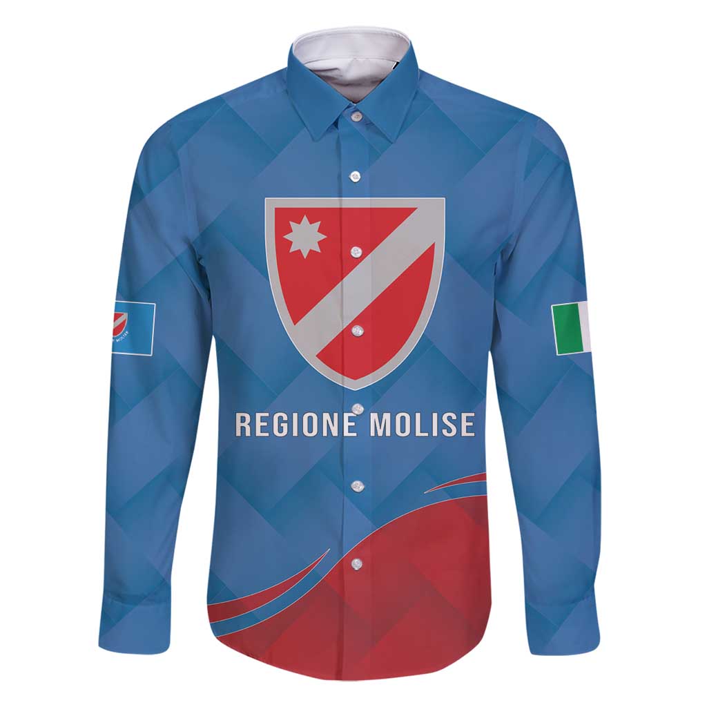 Personalized Italy Molise Family Matching Long Sleeve Bodycon Dress and Hawaiian Shirt Flag Style LT19