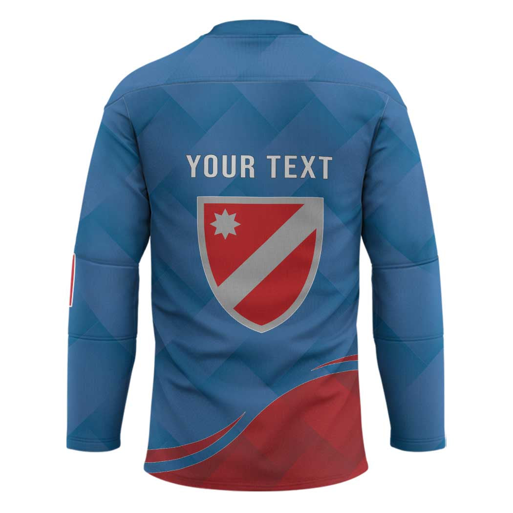 Personalized Italy Molise Hockey Jersey Flag Style - Wonder Print Shop