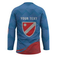 Personalized Italy Molise Hockey Jersey Flag Style - Wonder Print Shop