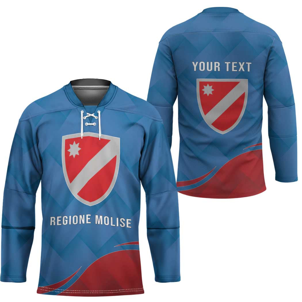Personalized Italy Molise Hockey Jersey Flag Style - Wonder Print Shop