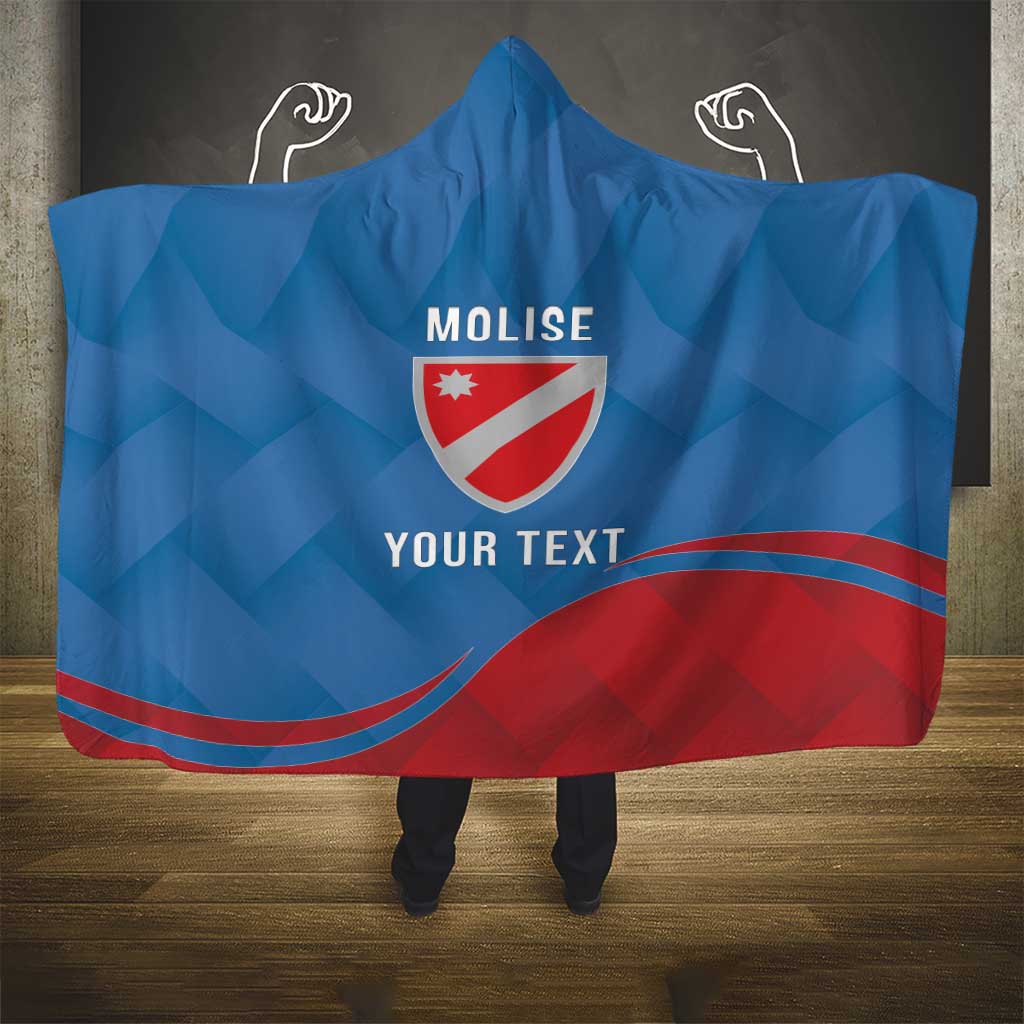 Personalized Italy Molise Hooded Blanket Flag Style - Wonder Print Shop