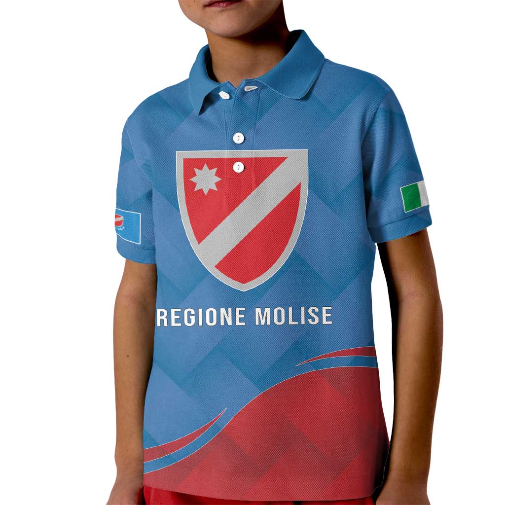 Personalized Italy Molise Kid Polo Shirt Flag Style LT19