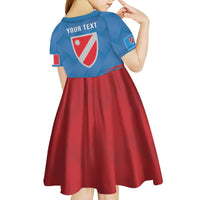 Personalized Italy Molise Kid Short Sleeve Dress Flag Style LT19