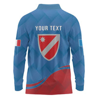 Personalized Italy Molise Long Sleeve Polo Shirt Flag Style LT19