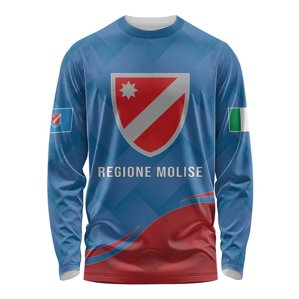 Personalized Italy Molise Long Sleeve Shirt Flag Style LT19