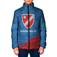 Personalized Italy Molise Padded Jacket Flag Style - Wonder Print Shop