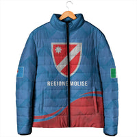 Personalized Italy Molise Padded Jacket Flag Style - Wonder Print Shop
