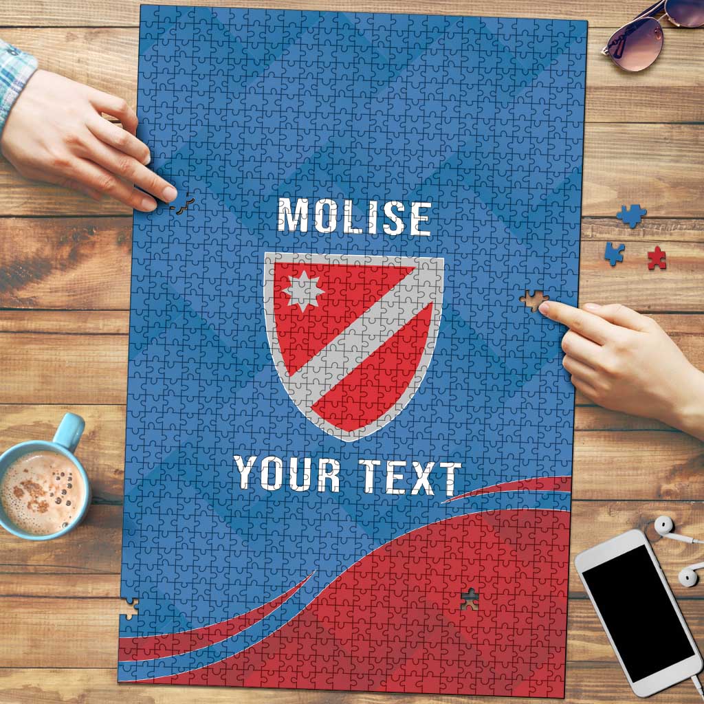 Personalized Italy Molise Puzzle Flag Style - Wonder Print Shop