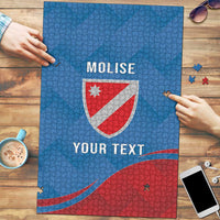 Personalized Italy Molise Puzzle Flag Style - Wonder Print Shop