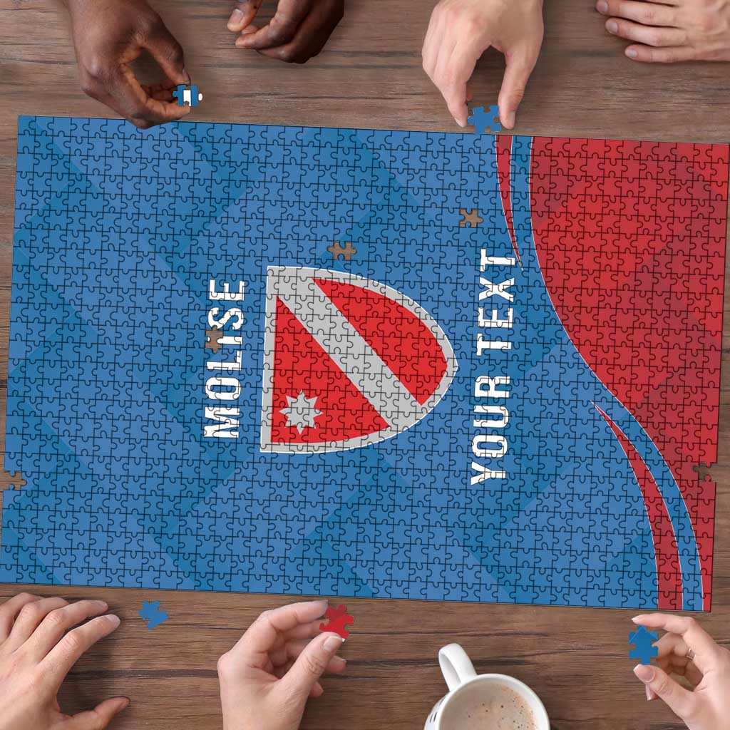 Personalized Italy Molise Puzzle Flag Style - Wonder Print Shop