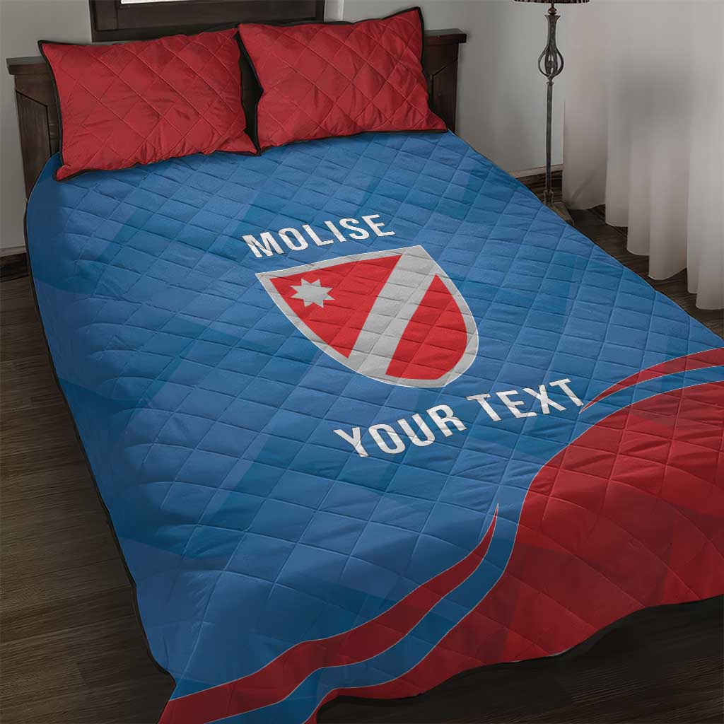 Personalized Italy Molise Quilt Bed Set Flag Style - Wonder Print Shop