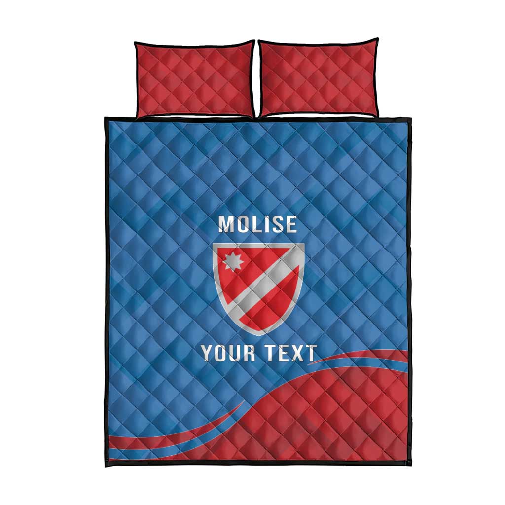 Personalized Italy Molise Quilt Bed Set Flag Style - Wonder Print Shop
