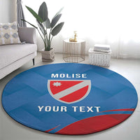 Personalized Italy Molise Round Carpet Flag Style - Wonder Print Shop