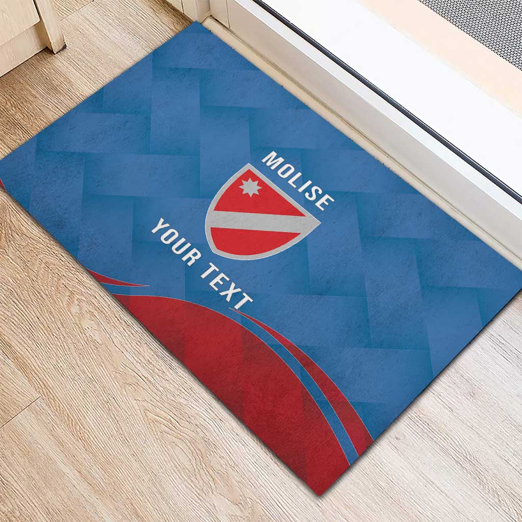 Personalized Italy Molise Rubber Doormat Flag Style - Wonder Print Shop