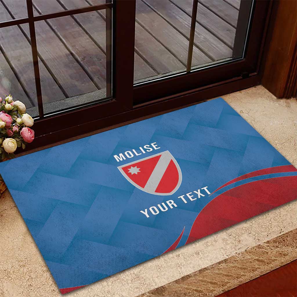 Personalized Italy Molise Rubber Doormat Flag Style - Wonder Print Shop