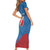 Personalized Italy Molise Short Sleeve Bodycon Dress Flag Style LT19