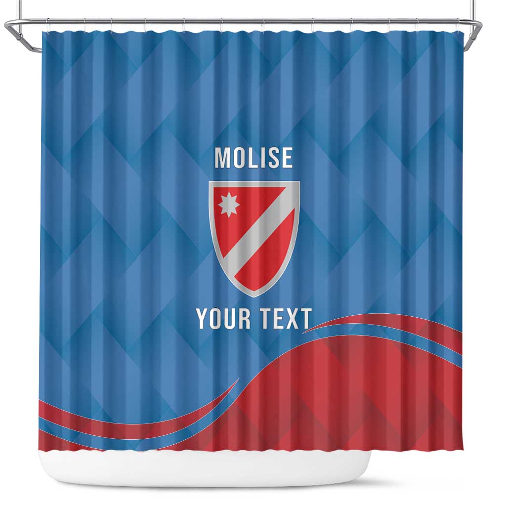 Personalized Italy Molise Shower Curtain Flag Style - Wonder Print Shop